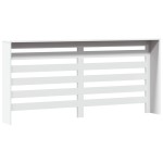 vidaXL Mască pentru calorifer, alb, 175x20x82 cm, lemn prelucrat vidaXL Mască pentru calorifer, alb, 175x20x82 cm, lemn prelucrat
