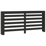 vidaXL Mască pentru calorifer, negru, 175x20x82 cm, lemn prelucrat vidaXL Mască pentru calorifer, negru, 175x20x82 cm, lemn prelucrat