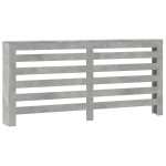 vidaXL Mască pentru calorifer, gri beton, 175x20x82 cm, lemn prelucrat vidaXL Mască pentru calorifer, gri beton, 175x20x82 cm, lemn prelucrat