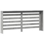vidaXL Mască pentru calorifer, gri beton, 175x20x82 cm, lemn prelucrat vidaXL Mască pentru calorifer, gri beton, 175x20x82 cm, lemn prelucrat