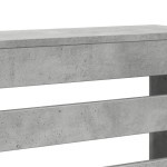 vidaXL Mască pentru calorifer, gri beton, 175x20x82 cm, lemn prelucrat vidaXL Mască pentru calorifer, gri beton, 175x20x82 cm, lemn prelucrat