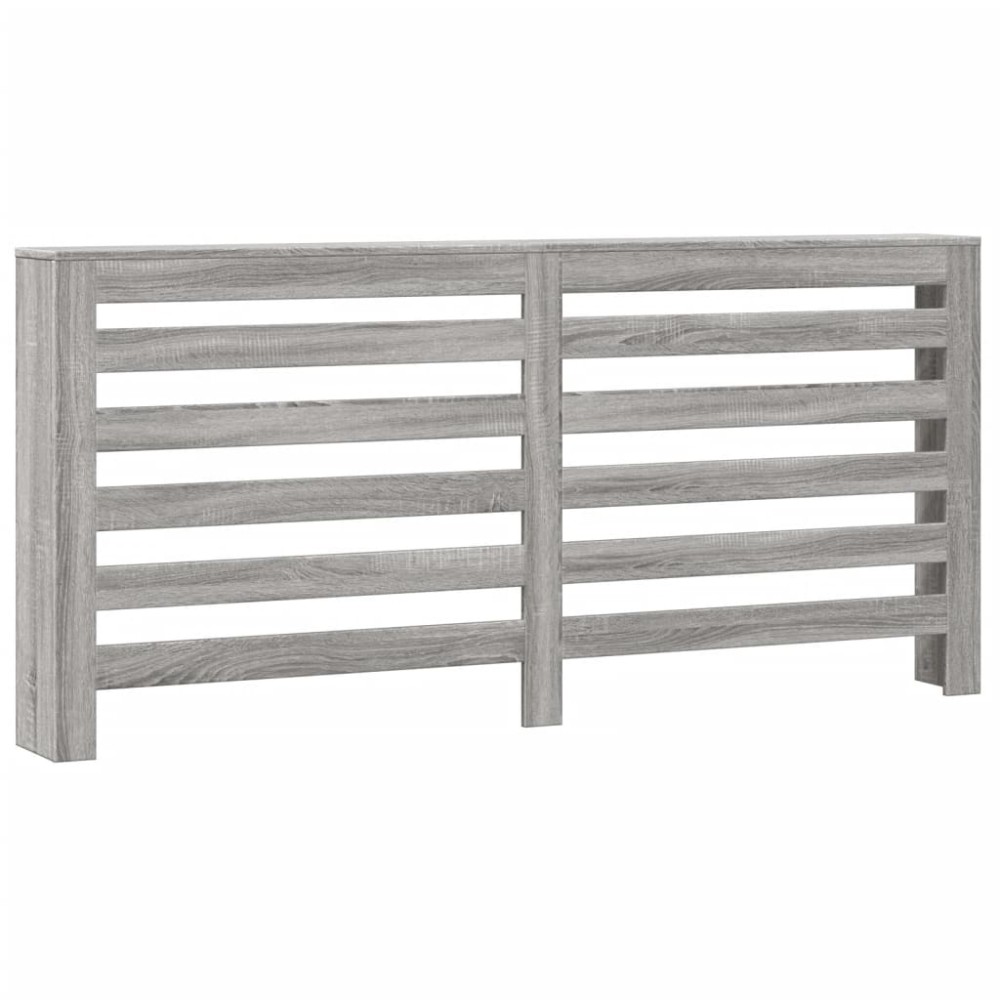 vidaXL Mască pentru calorifer, gri sonoma, 175x20x82 cm lemn prelucrat