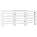vidaXL Mască pentru calorifer, alb, 205x21,5x83,5 cm, lemn prelucrat vidaXL Mască pentru calorifer, alb, 205x21,5x83,5 cm, lemn prelucrat