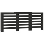 vidaXL Mască pentru calorifer, negru, 205x21,5x83,5 cm, lemn prelucrat vidaXL Mască pentru calorifer, negru, 205x21,5x83,5 cm, lemn prelucrat