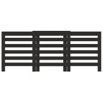 vidaXL Mască pentru calorifer, negru, 205x21,5x83,5 cm, lemn prelucrat vidaXL Mască pentru calorifer, negru, 205x21,5x83,5 cm, lemn prelucrat