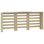 vidaXL Mască pentru calorifer stejar sonoma 205x21,5x83,5 cm lemn vidaXL Mască pentru calorifer stejar sonoma 205x21,5x83,5 cm lemn
