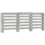 vidaXL Mască pentru calorifer gri beton 205x21,5x83,5cm lemn prelucrat