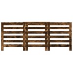 vidaXL Mască pentru calorifer stejar fumuriu 205x21,5x83,5 cm lemn vidaXL Mască pentru calorifer stejar fumuriu 205x21,5x83,5 cm lemn
