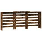 vidaXL Mască pentru calorifer stejar fumuriu 205x21,5x83,5 cm lemn vidaXL Mască pentru calorifer stejar fumuriu 205x21,5x83,5 cm lemn