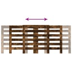 vidaXL Mască pentru calorifer stejar fumuriu 205x21,5x83,5 cm lemn vidaXL Mască pentru calorifer stejar fumuriu 205x21,5x83,5 cm lemn