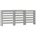 vidaXL Mască pentru calorifer sonoma gri 205x21,5x83,5 cm lemn vidaXL Mască pentru calorifer sonoma gri 205x21,5x83,5 cm lemn