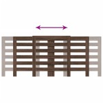 vidaXL Mască pentru calorifer stejar maro 205x21,5x83,5 cm lemn vidaXL Mască pentru calorifer stejar maro 205x21,5x83,5 cm lemn