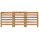 vidaXL Mască pentru calorifer stejar artizanal 205x21,5x83,5 cm lemn vidaXL Mască pentru calorifer stejar artizanal 205x21,5x83,5 cm lemn
