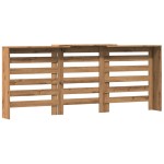 vidaXL Mască pentru calorifer stejar artizanal 205x21,5x83,5 cm lemn vidaXL Mască pentru calorifer stejar artizanal 205x21,5x83,5 cm lemn