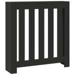 vidaXL Mască pentru calorifer, negru, 78x20x82 cm, lemn prelucrat vidaXL Mască pentru calorifer, negru, 78x20x82 cm, lemn prelucrat