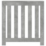 vidaXL Mască pentru calorifer, gri beton, 78x20x82 cm, lemn prelucrat vidaXL Mască pentru calorifer, gri beton, 78x20x82 cm, lemn prelucrat