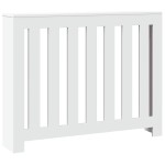 vidaXL Mască pentru calorifer, alb, 104x20x82 cm, lemn prelucrat vidaXL Mască pentru calorifer, alb, 104x20x82 cm, lemn prelucrat