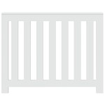 vidaXL Mască pentru calorifer, alb, 104x20x82 cm, lemn prelucrat vidaXL Mască pentru calorifer, alb, 104x20x82 cm, lemn prelucrat