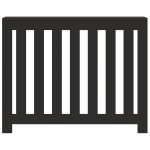 vidaXL Mască pentru calorifer, negru, 104x20x82 cm, lemn prelucrat vidaXL Mască pentru calorifer, negru, 104x20x82 cm, lemn prelucrat