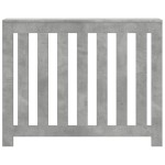 vidaXL Mască pentru calorifer, gri beton, 104x20x82 cm, lemn prelucrat vidaXL Mască pentru calorifer, gri beton, 104x20x82 cm, lemn prelucrat