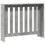 vidaXL Mască pentru calorifer, gri beton, 104x20x82 cm, lemn prelucrat vidaXL Mască pentru calorifer, gri beton, 104x20x82 cm, lemn prelucrat