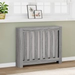 vidaXL Mască pentru calorifer gri sonoma 104x20x82 cm lemn prelucrat vidaXL Mască pentru calorifer gri sonoma 104x20x82 cm lemn prelucrat