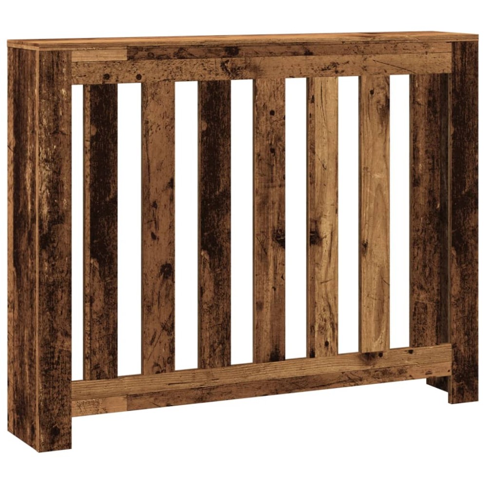 vidaXL Mască pentru calorifer, lemn vechi, 104x20x82cm, lemn prelucrat
