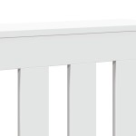 vidaXL Mască pentru calorifer, alb, 149x20x82 cm, lemn prelucrat