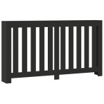 vidaXL Mască pentru calorifer, negru, 149x20x82 cm, lemn prelucrat vidaXL Mască pentru calorifer, negru, 149x20x82 cm, lemn prelucrat