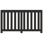 vidaXL Mască pentru calorifer, negru, 149x20x82 cm, lemn prelucrat vidaXL Mască pentru calorifer, negru, 149x20x82 cm, lemn prelucrat