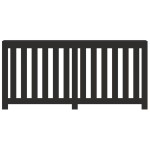 vidaXL Mască pentru calorifer, negru, 175x20x82 cm, lemn prelucrat vidaXL Mască pentru calorifer, negru, 175x20x82 cm, lemn prelucrat