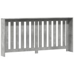 vidaXL Mască pentru calorifer, gri beton, 175x20x82 cm, lemn prelucrat vidaXL Mască pentru calorifer, gri beton, 175x20x82 cm, lemn prelucrat