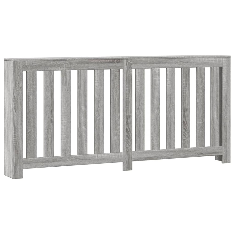 vidaXL Mască pentru calorifer, gri sonoma, 175x20x82 cm lemn prelucrat