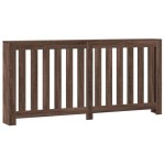 vidaXL Mască de calorifer, stejar maro, 175x20x82 cm, lemn prelucrat vidaXL Mască de calorifer, stejar maro, 175x20x82 cm, lemn prelucrat