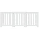 vidaXL Mască pentru calorifer, alb, 205x21,5x83,5 cm, lemn prelucrat vidaXL Mască pentru calorifer, alb, 205x21,5x83,5 cm, lemn prelucrat