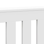 vidaXL Mască pentru calorifer, alb, 205x21,5x83,5 cm, lemn prelucrat vidaXL Mască pentru calorifer, alb, 205x21,5x83,5 cm, lemn prelucrat
