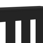 vidaXL Mască pentru calorifer, negru, 205x21,5x83,5 cm, lemn prelucrat vidaXL Mască pentru calorifer, negru, 205x21,5x83,5 cm, lemn prelucrat