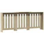 vidaXL Mască pentru calorifer stejar sonoma 205x21,5x83,5 cm lemn vidaXL Mască pentru calorifer stejar sonoma 205x21,5x83,5 cm lemn