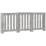 vidaXL Mască pentru calorifer gri beton 205x21,5x83,5cm lemn prelucrat vidaXL Mască pentru calorifer gri beton 205x21,5x83,5cm lemn prelucrat