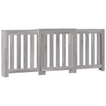 vidaXL Mască pentru calorifer sonoma gri 205x21,5x83,5 cm lemn vidaXL Mască pentru calorifer sonoma gri 205x21,5x83,5 cm lemn