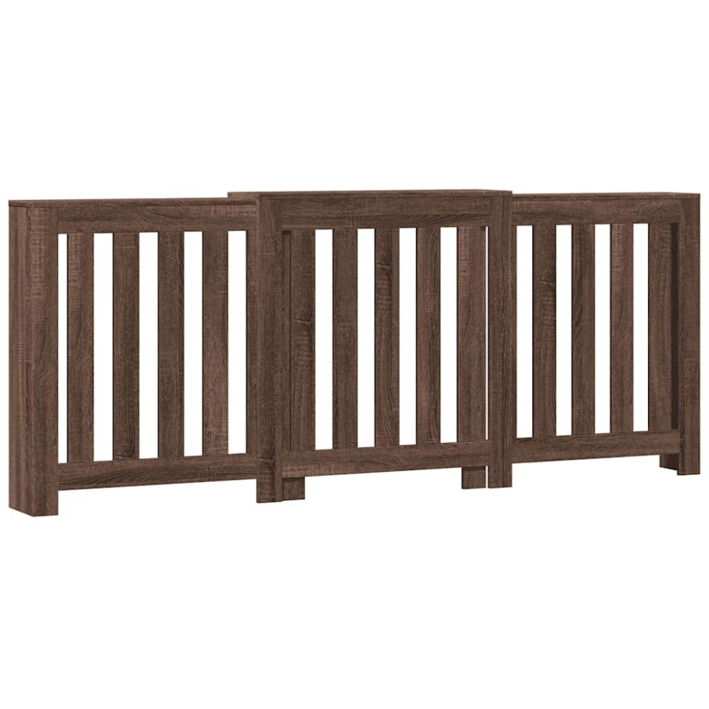 vidaXL Mască pentru calorifer stejar maro 205x21,5x83,5 cm lemn