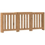 vidaXL Mască pentru calorifer stejar artizanal 205x21,5x83,5 cm lemn vidaXL Mască pentru calorifer stejar artizanal 205x21,5x83,5 cm lemn