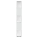 vidaXL Bibliotecă cu 5 niveluri, alb 80,5x23,5x162,5 cm lemn prelucrat vidaXL Bibliotecă cu 5 niveluri, alb 80,5x23,5x162,5 cm lemn prelucrat