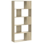 vidaXL Bibliotecă cu 5 niveluri stejar sonoma 80,5x23,5x162,5 cm lemn vidaXL Bibliotecă cu 5 niveluri stejar sonoma 80,5x23,5x162,5 cm lemn