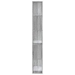 vidaXL Bibliotecă cu 5 niveluri gri sonoma 80,5x23,5x162,5 cm lemn vidaXL Bibliotecă cu 5 niveluri gri sonoma 80,5x23,5x162,5 cm lemn