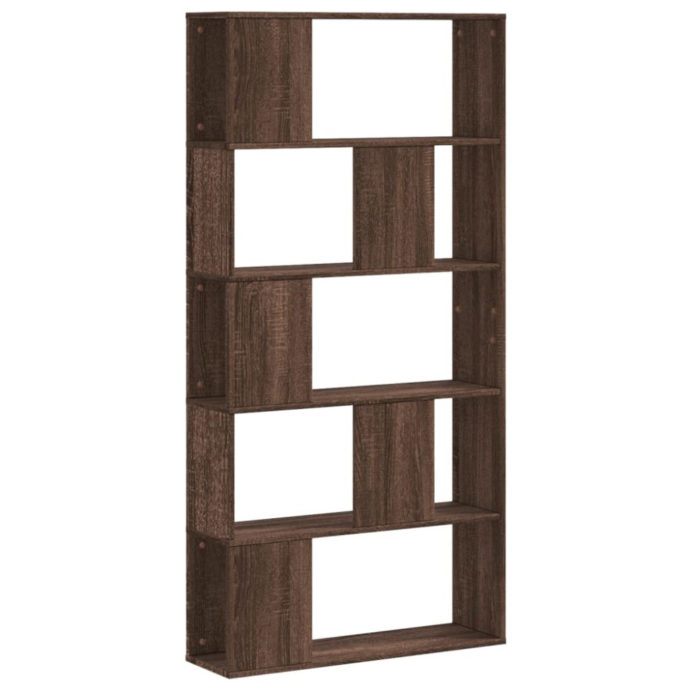 vidaXL Bibliotecă 5 niveluri stejar maro 80,5x23,5x162,5 cm lemn