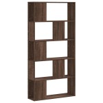 vidaXL Bibliotecă 5 niveluri stejar maro 80,5x23,5x162,5 cm lemn vidaXL Bibliotecă 5 niveluri stejar maro 80,5x23,5x162,5 cm lemn