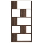 vidaXL Bibliotecă 5 niveluri stejar maro 80,5x23,5x162,5 cm lemn vidaXL Bibliotecă 5 niveluri stejar maro 80,5x23,5x162,5 cm lemn