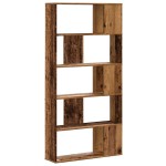 vidaXL Bibliotecă cu 5 niveluri lemn vechi 80,5x23,5x162,5 cm lemn vidaXL Bibliotecă cu 5 niveluri lemn vechi 80,5x23,5x162,5 cm lemn