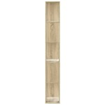 vidaXL Bibliotecă cu 5 niveluri stejar sonoma 45x23,5x162,5 cm lemn